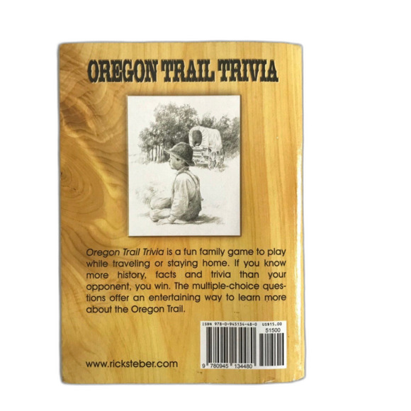 Oregon Trail Trivia pb book by Rick Steber Wild West Trivia Series 192 pgs - Picture 2 of 8